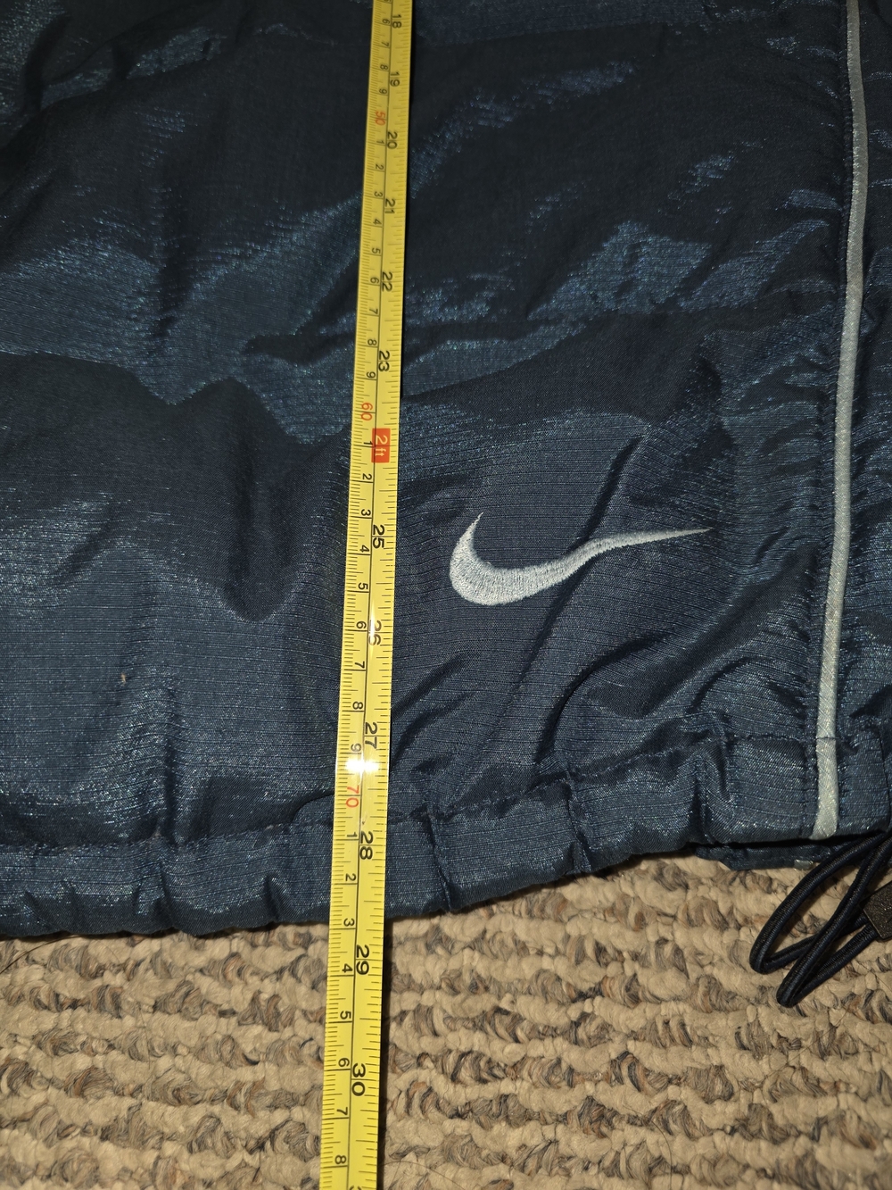 Nike ACG Two-Tone Blue Quilted Puffer Vest - Picture 6 of 6